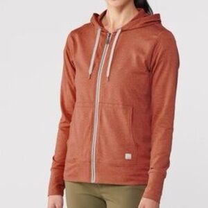 Vuori Halo Performance Hoodie- Cinnamon Heather